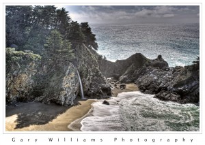 Photograph of McWay Falls on Big Sur Coast