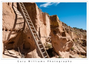 Photograph of Puye Cliff Dwellings near Española, New Mexico