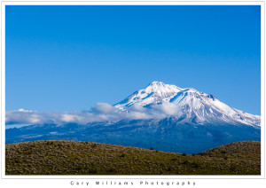 Photograph of Mount Shasta near Dunsmuir, California