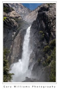 Photograph of a waterfall Fall in Yosemite Valley, California