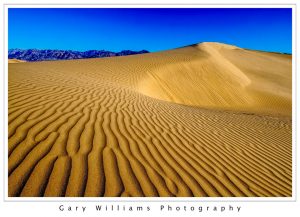 Photograph of sand dunes at Stovepipe Wells, Death Valley